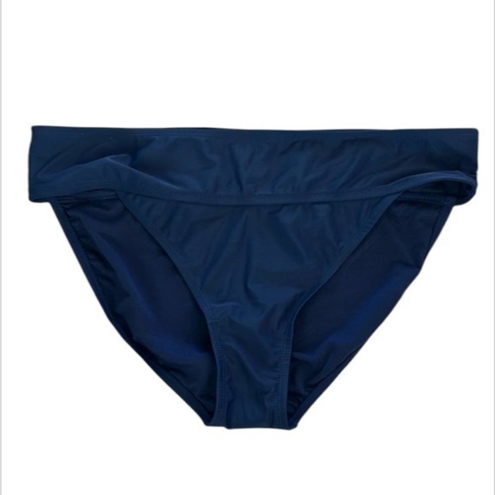 Peyton & Parker navy blue bikini swim bottoms size OX NWOT